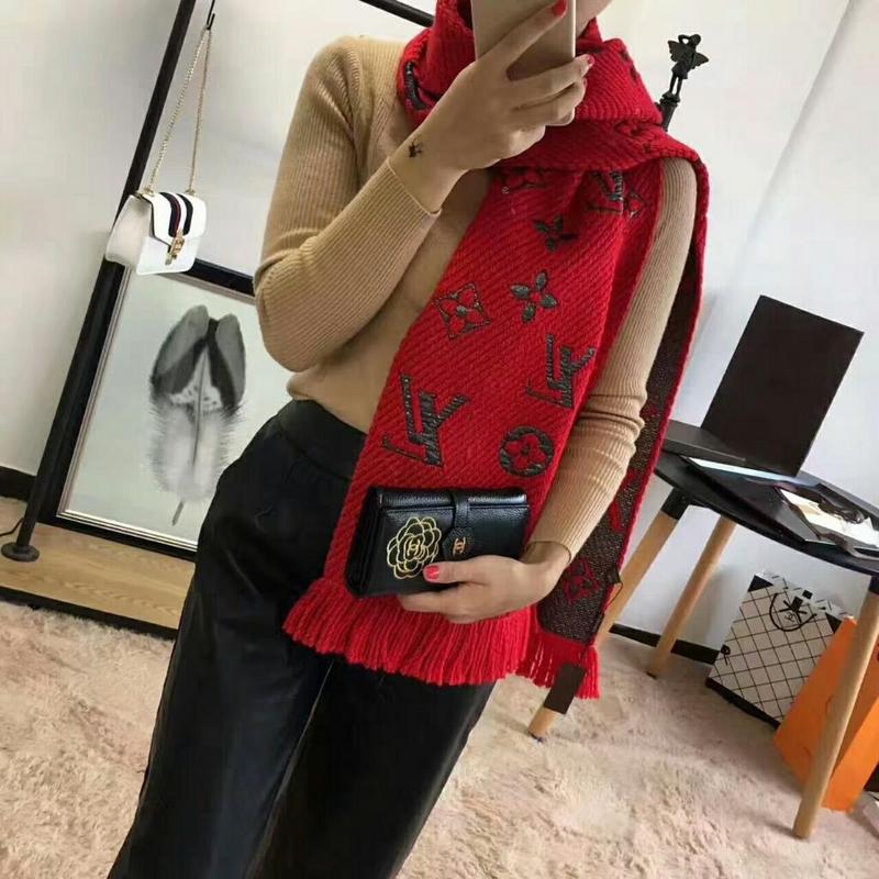 LSC6 Wool blend 35-180CM Scarf Ladies' shawl
