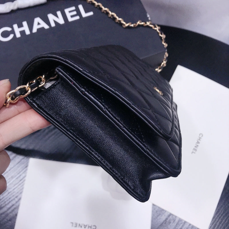 XCP018 Bag leather 19-13-4CM Bag Gold