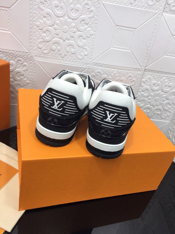 LLS1 High quality leather shoes women 35-41 or man 40-45 with box