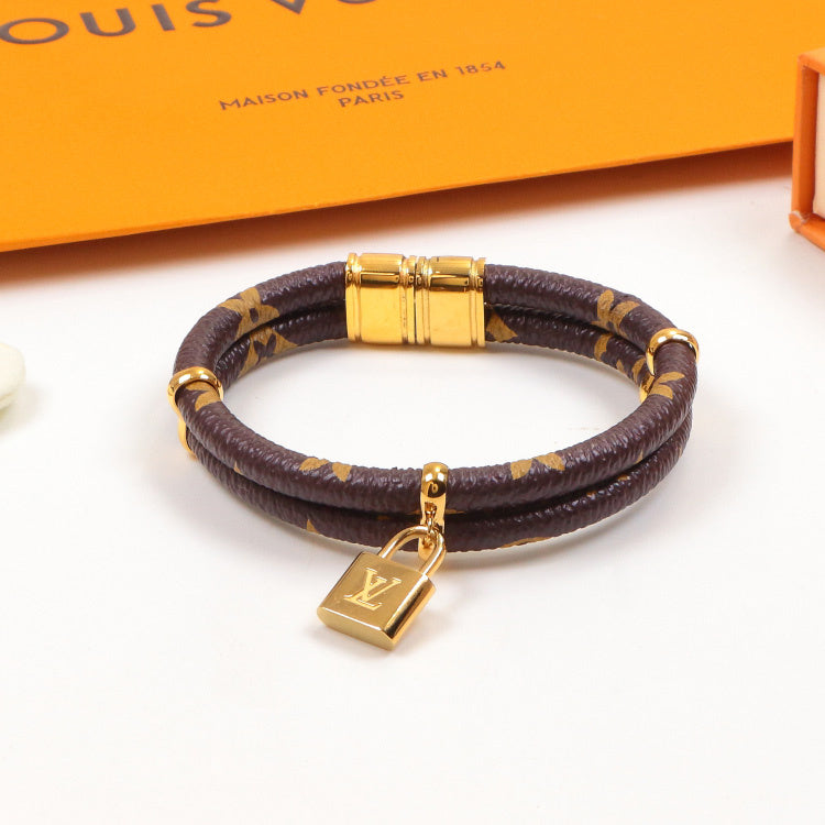 LVB101 Classic fashion leather bracelet for women jewelry gift