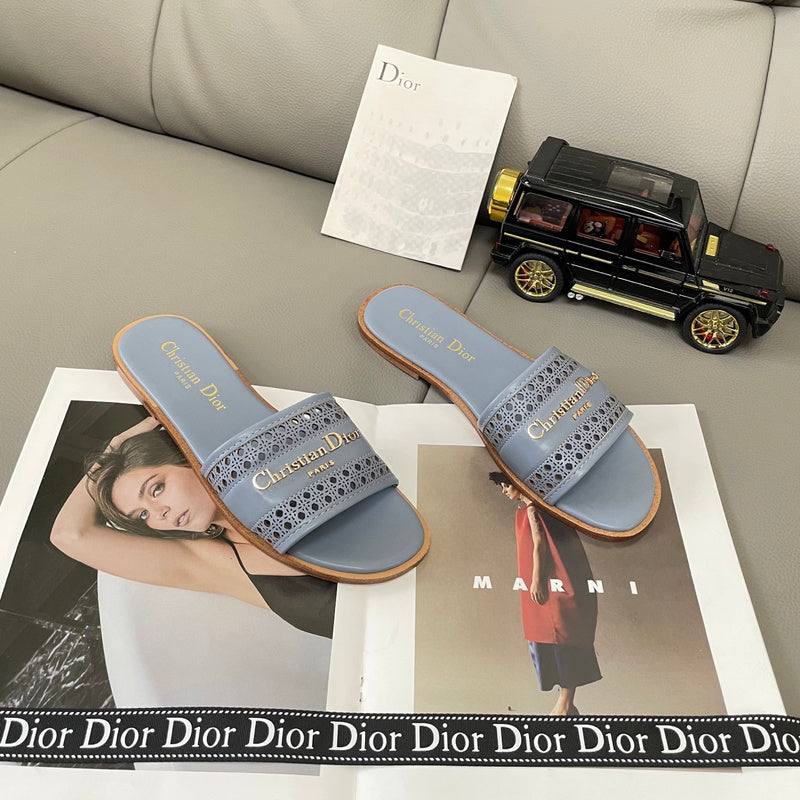 MBDS1 Leather Slippers Size 35-41 Shoes with Box