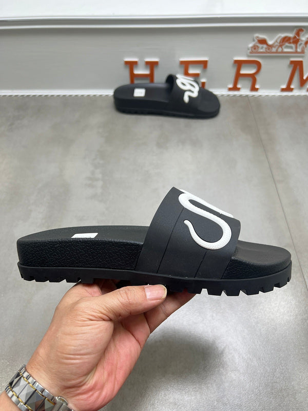 YGS05 Women and Man Leather Slippers 35-45 Shoes with Box