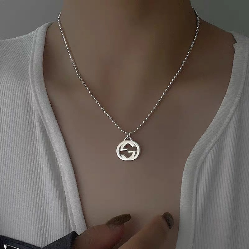 X582 Women's new fashion titanium steel necklace  jewelry