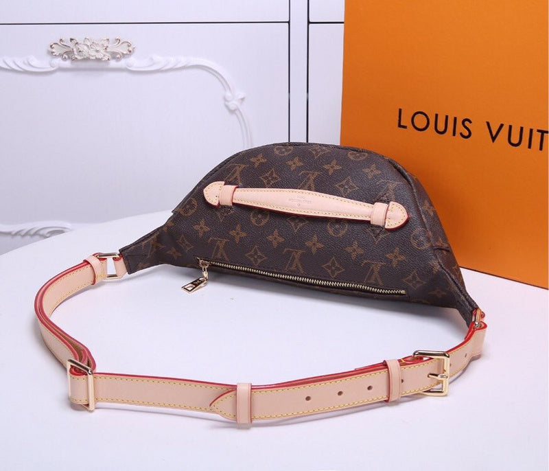 LLP15 Belt leather bag 37x14x13cm  for women and men bag