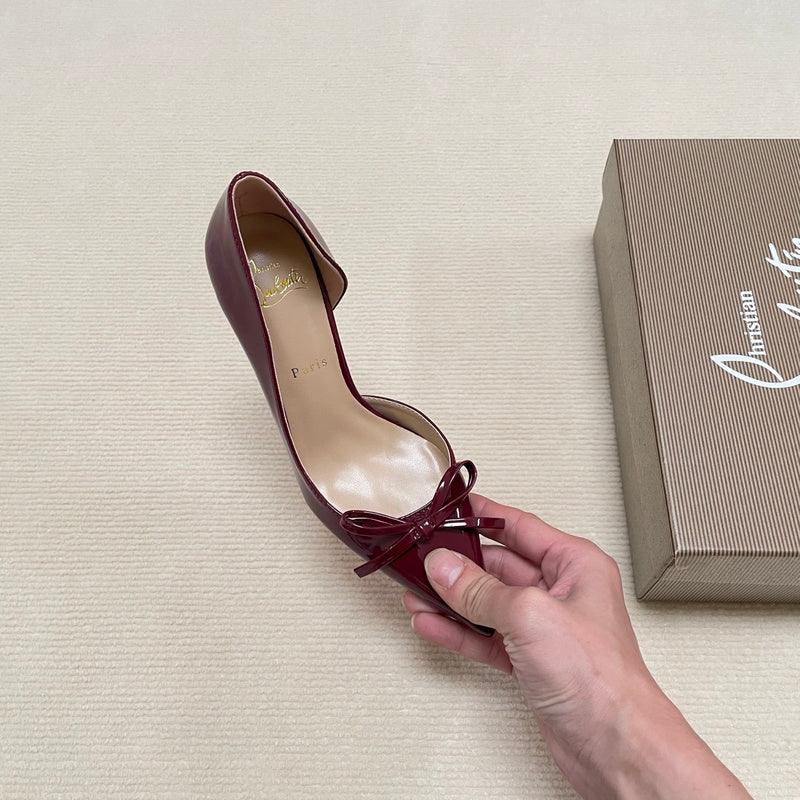 MBCL2 Women Heel 6CM 8CM 10CM Leather shoes 35-41 with box