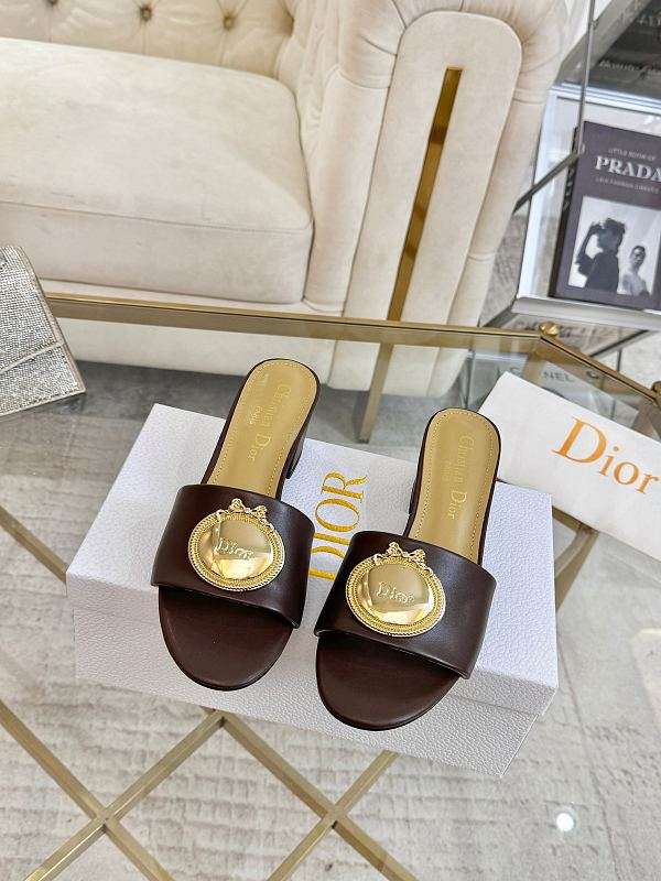 SHDS6 Women 5.5CM Heel slipper Shoes 35-42 with box
