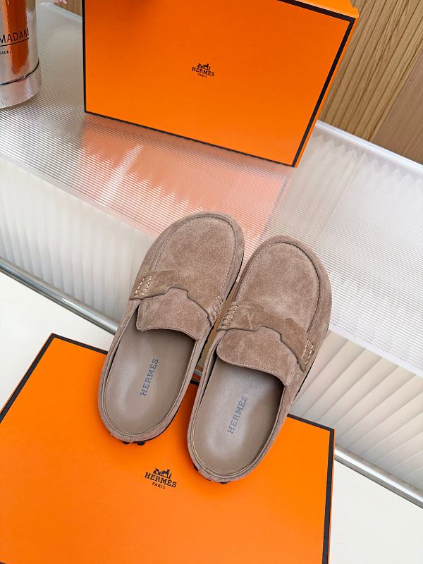OHS2 Women slipper Leather Sole Shoes 35-41 with box