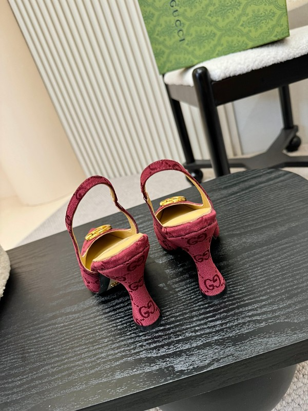 SHGS9 Leather 8.5CM Heel Women 35-42 shoes With box