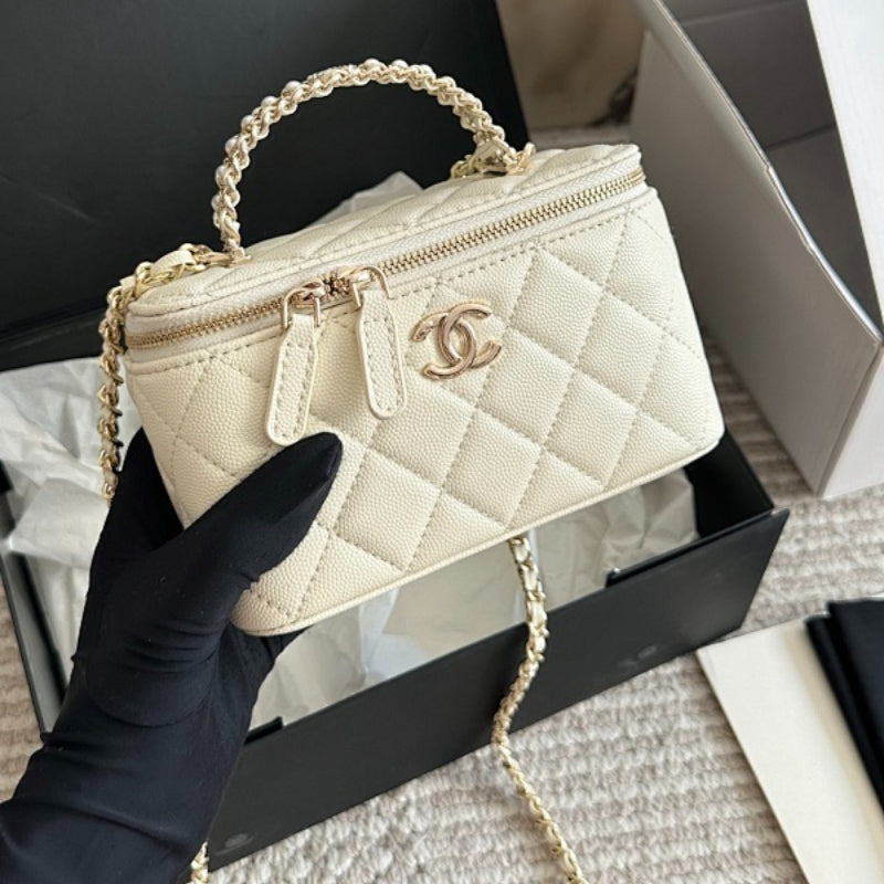 ACP73 Leather Bags 17CM Bag with Box