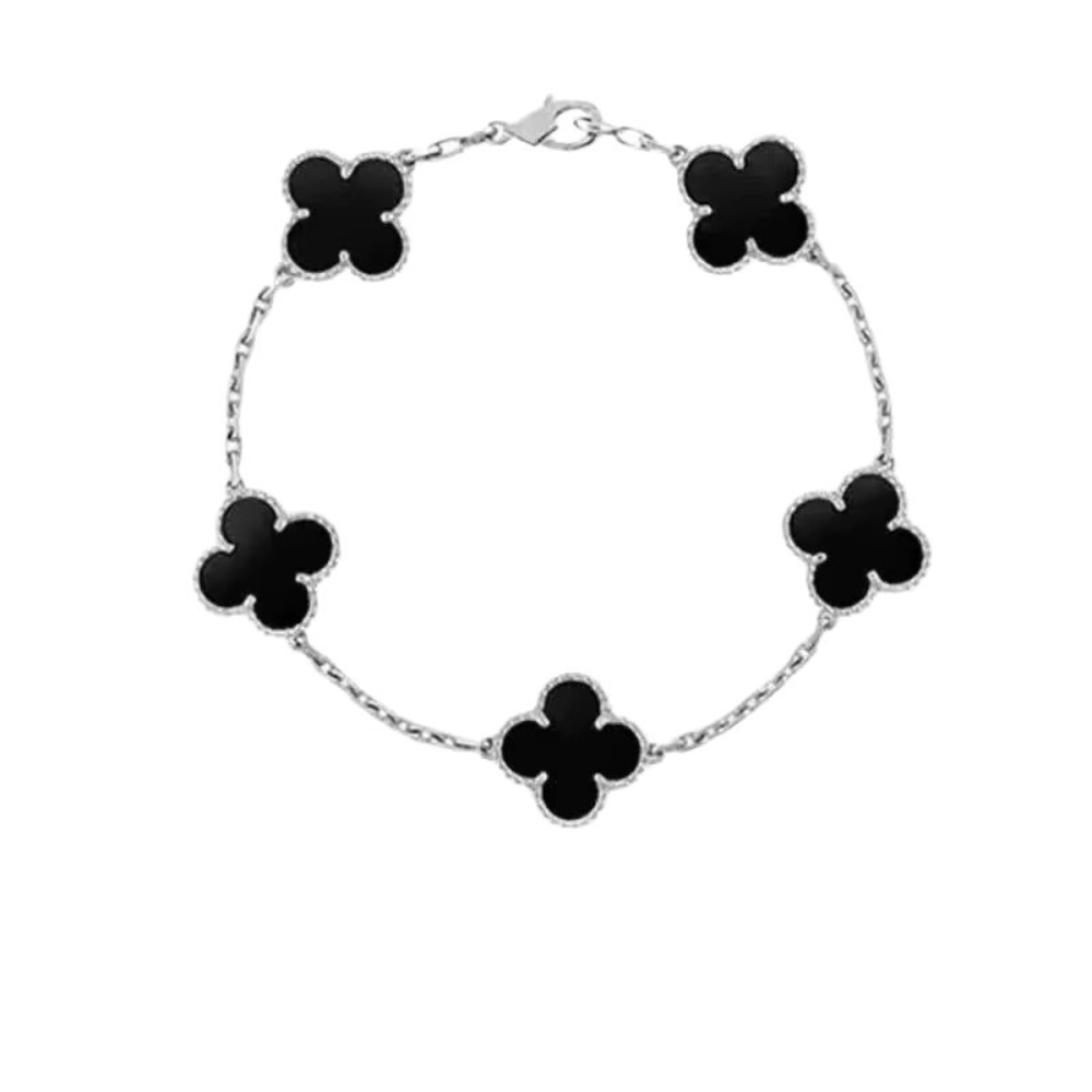 VAB100 Natural Stone 4 Flower Bracelet Premium Jewelry No packaging AAAAA quality