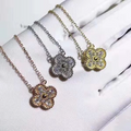 VAN61  Women's Full Diamond Necklace Jewelry
