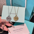 X735  Women's new fashionable titanium steel necklace jewelry
