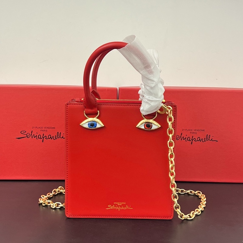 LSP1 Leather shoulder bag 17-15-6CM Hand Bags with Box