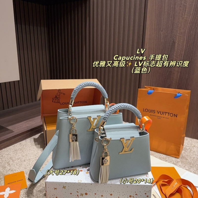 MLP011   Women's new fashionable high-end 27 * 18/20 * 14cm handbag