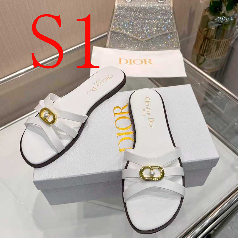 SHDS9 Women slipper Shoes 35-43 with box