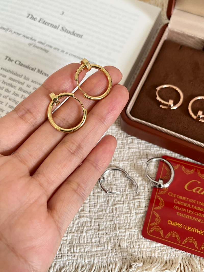 A1243   Women's new fashionable titanium steel earrings and jewelry