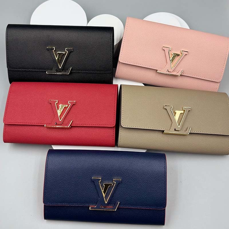LLP252 Leather Wallets 15-10-3cm with box