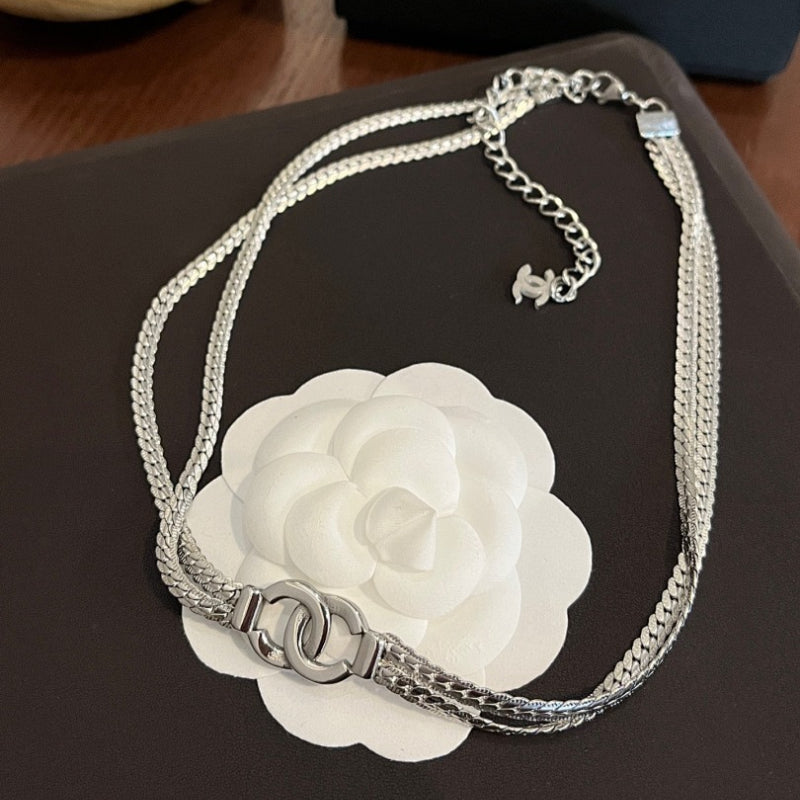 X745  Women's new titanium steel necklace jewelry