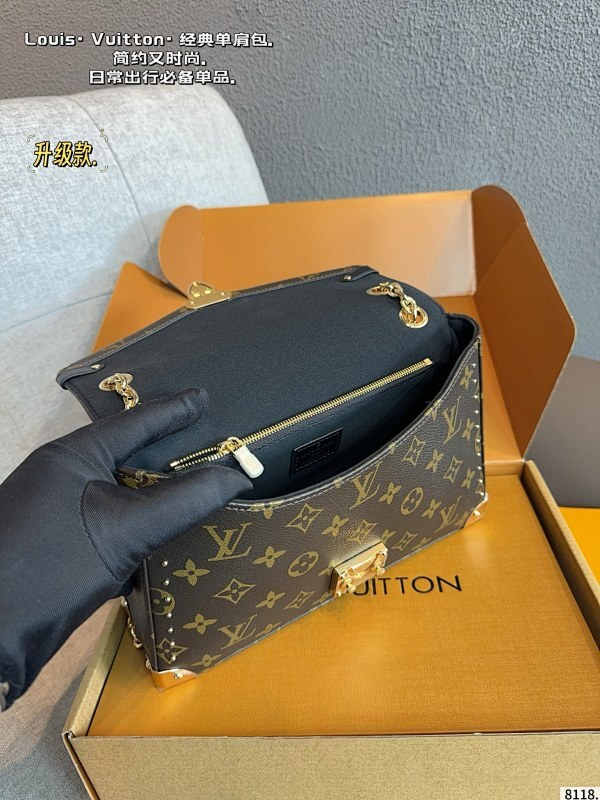 MLP63 Leather bag 25-7-16CM  Bags with Box