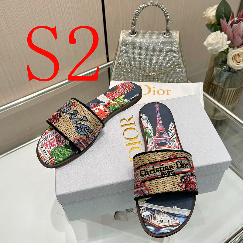 SHDS10 Women slipper Shoes 36-43 with box