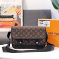 LLP09  Leather shoulder bag 28-18-9cm for women and men