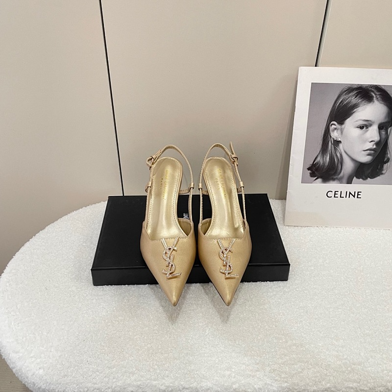 MYS2 Synthetic Leather 8CM Slippers Size 35-42 Shoes with Box