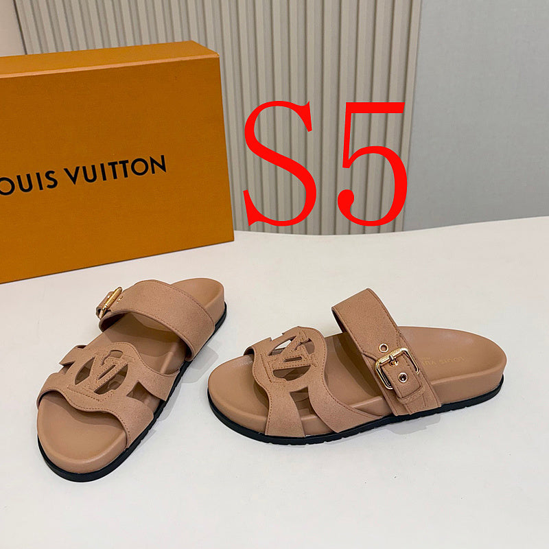 SHLS02 Man And Women slipper Shoes 35-45 with box