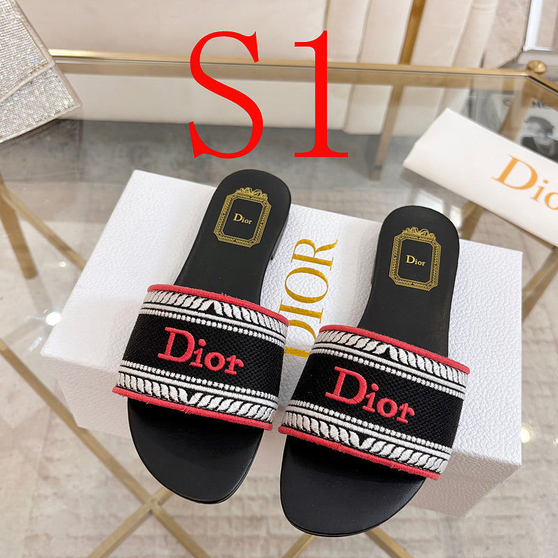 SHDS8 Women slipper Shoes 35-43 with box
