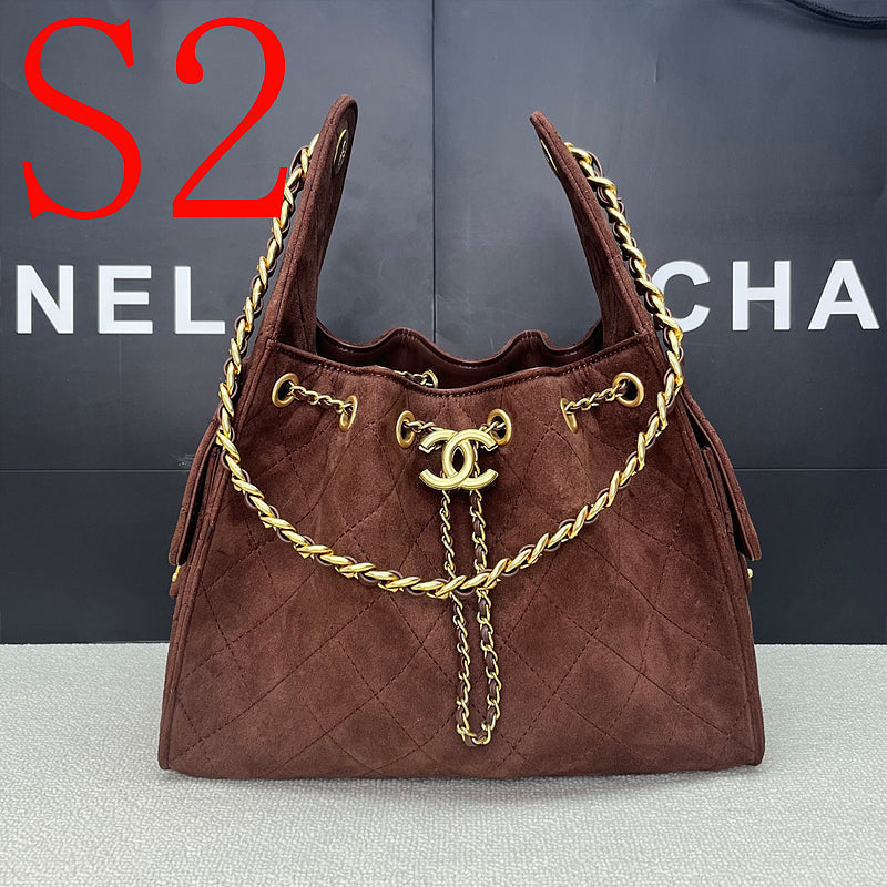 LCP11 Suede cowhide Bag 30-12-26CM Shoulder bags
